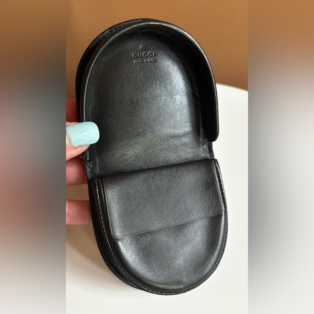 GUCCI GUCCISSIMA LEATHER COIN POUCH - Picture 4 of 5